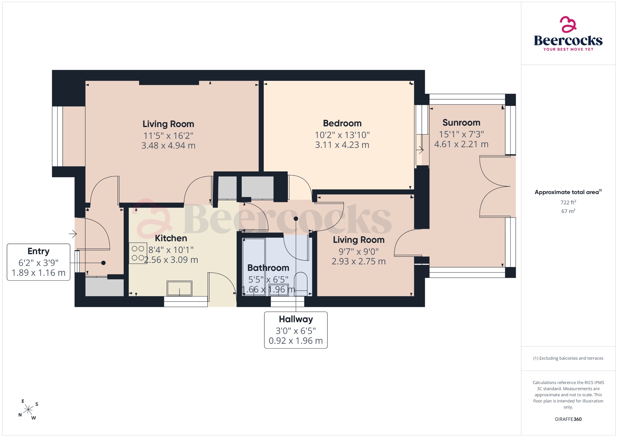 8, Oak Grove, Hull floorplan
