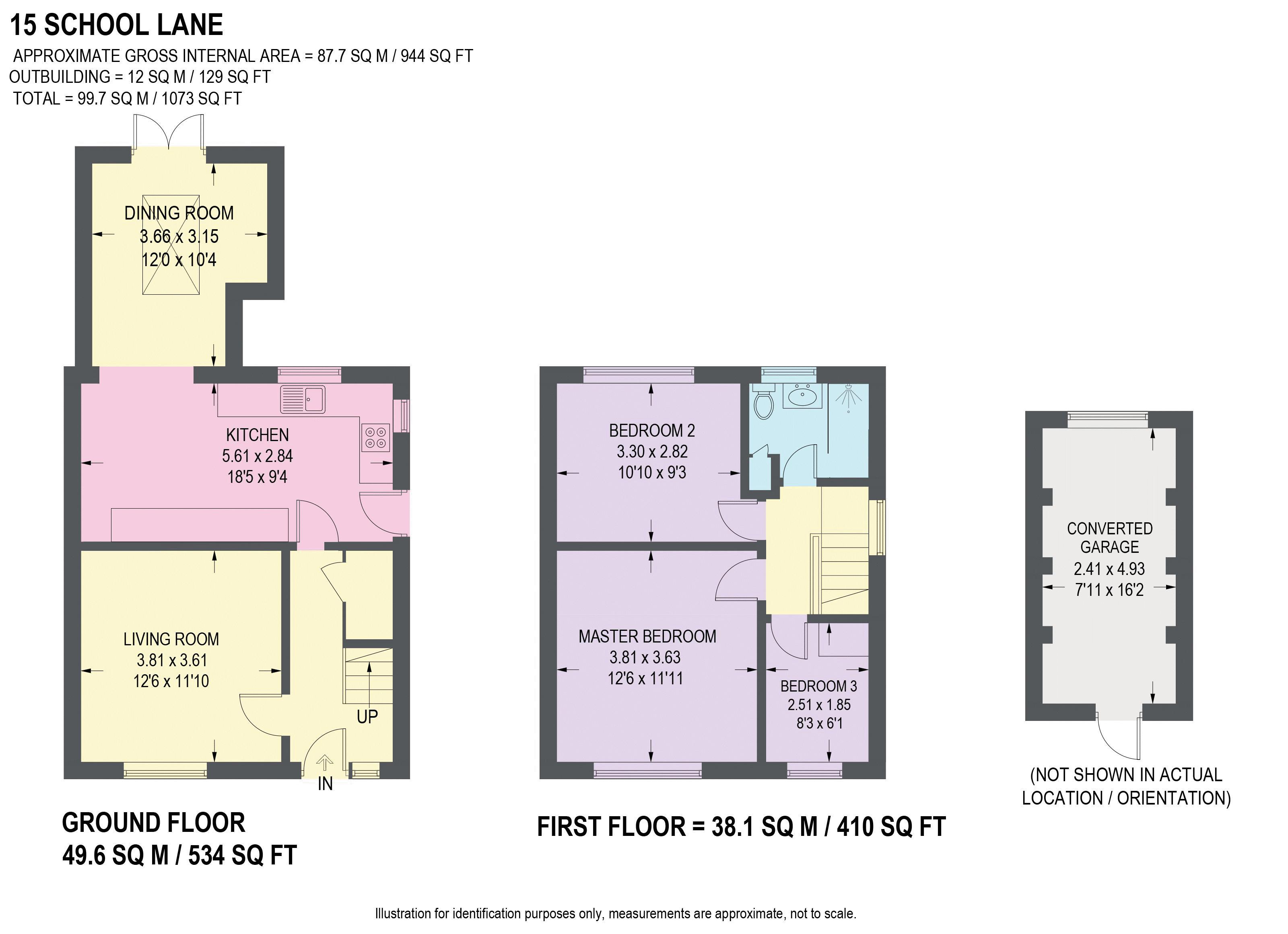 15, School Lane, Dronfield floorplan