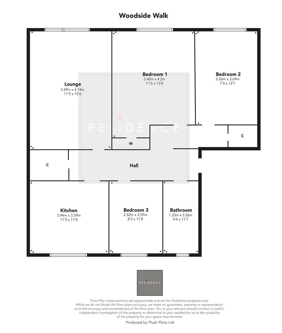 0-2, 10, Woodside Walk, Hamilton floorplan