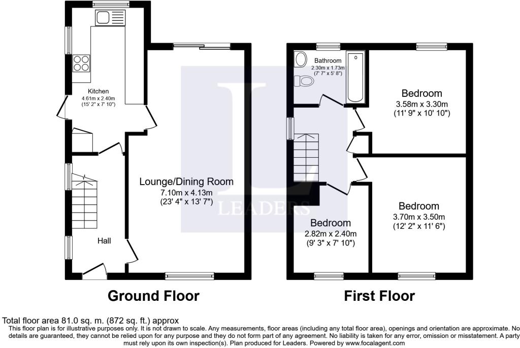 32, Lodge Lane, Derby floorplan