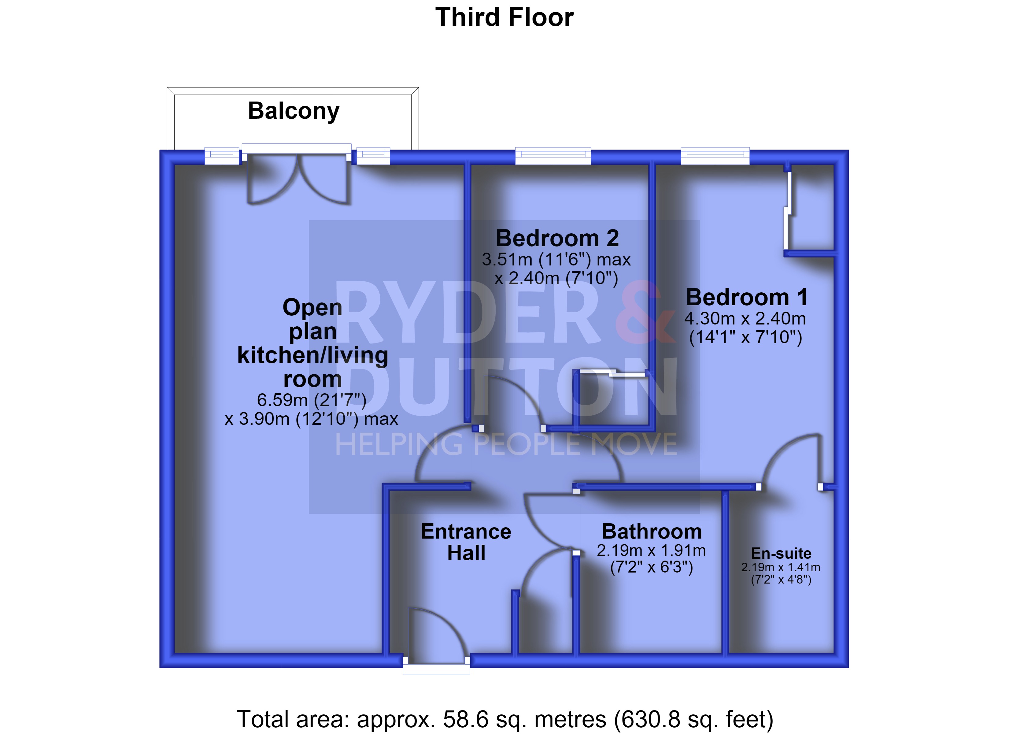 35, The Ironworks, Huddersfield floorplan