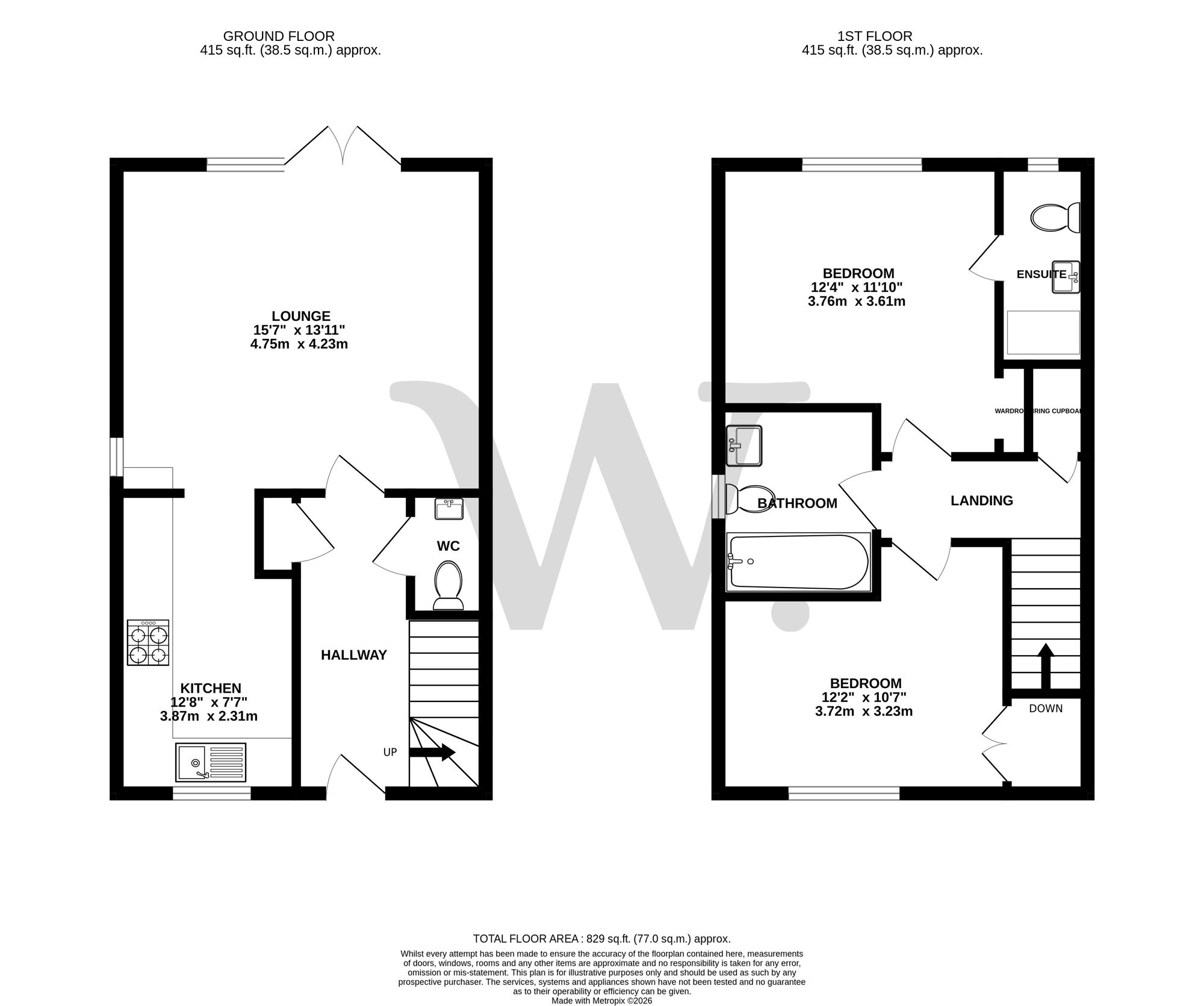3 Paper Mill Lane, Norwich floorplan