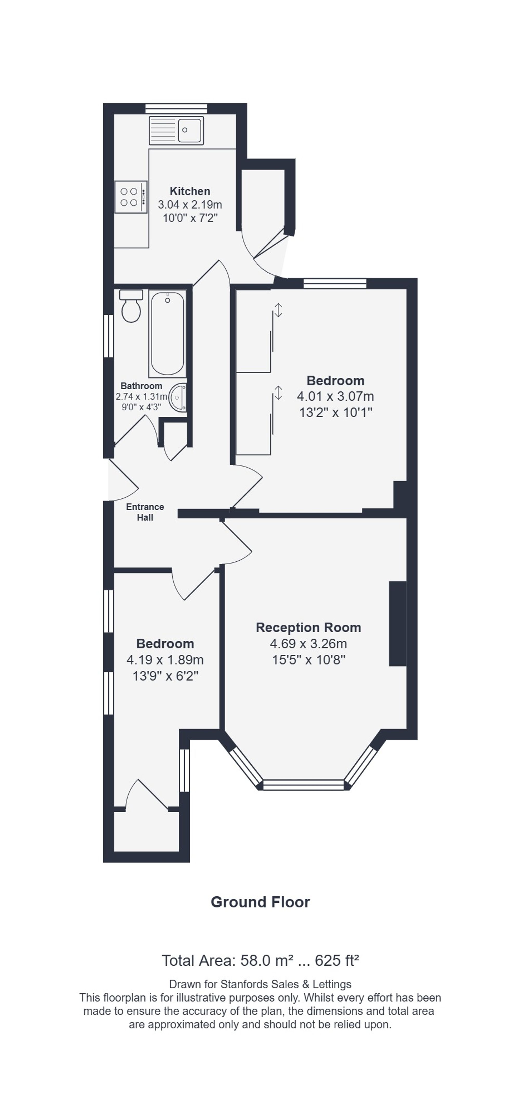 8a Eastdown Park, Hither Green floorplan