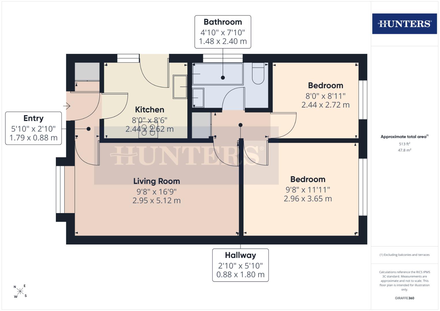 28, Greenways Close, Bridlington floorplan