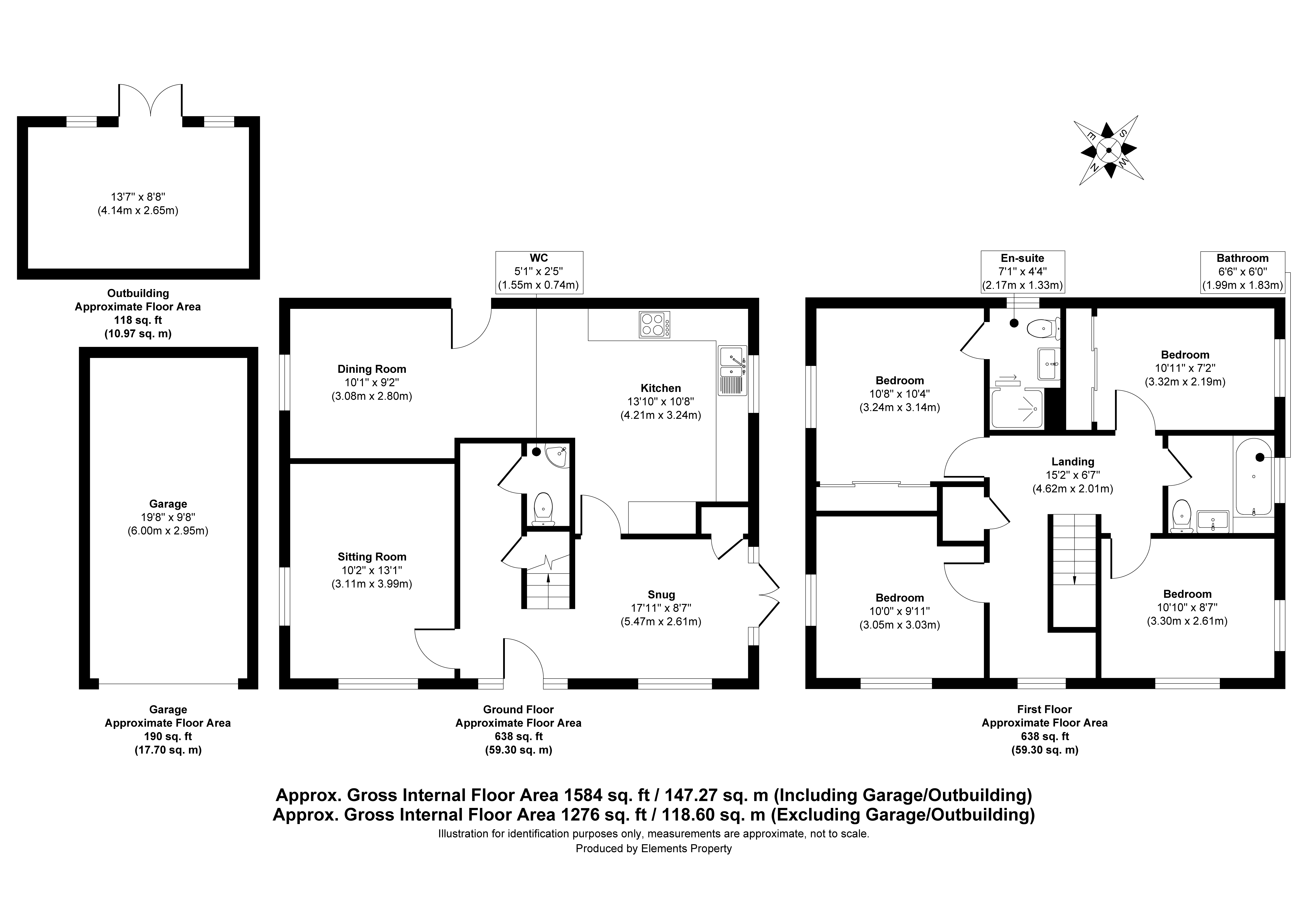 14, Pamington Lane, Tewkesbury floorplan