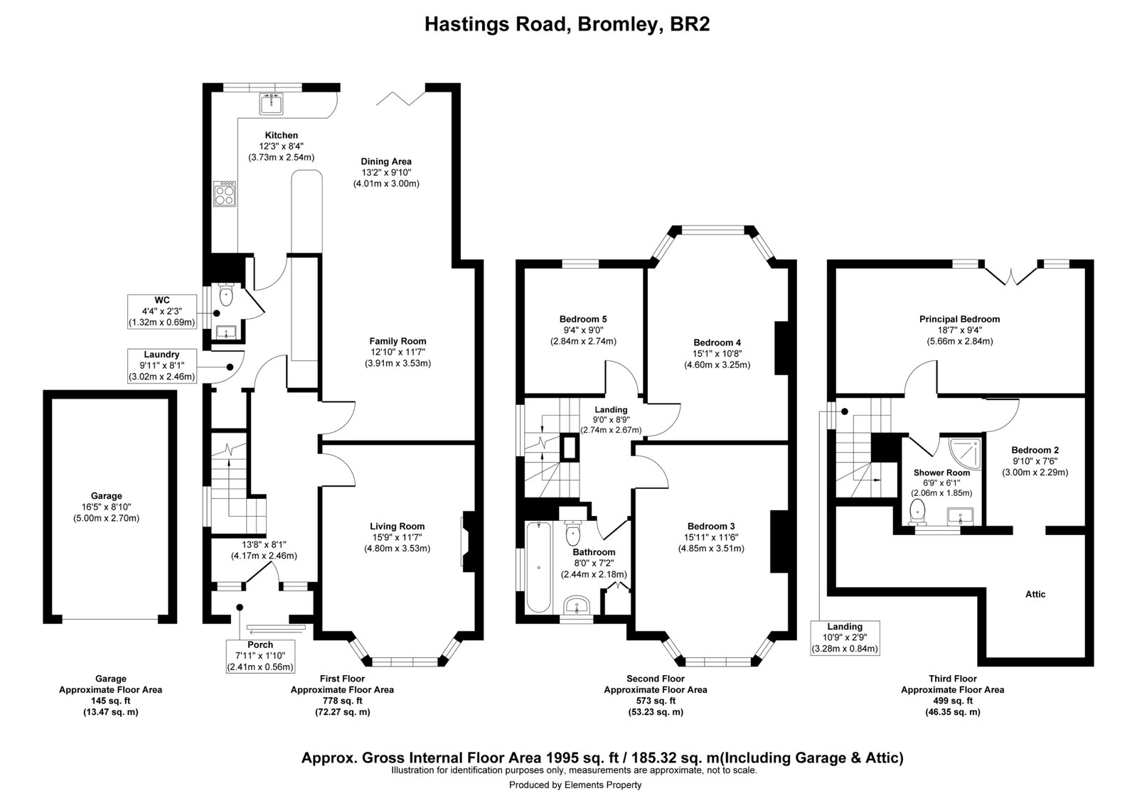 208, Hastings Road, Bromley floorplan