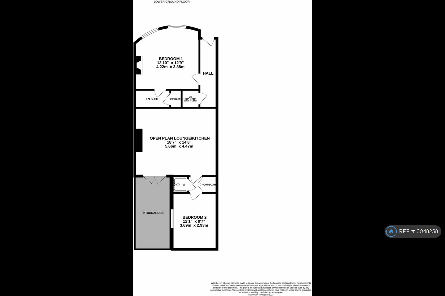 A Lansdowne Place, Hove floorplan