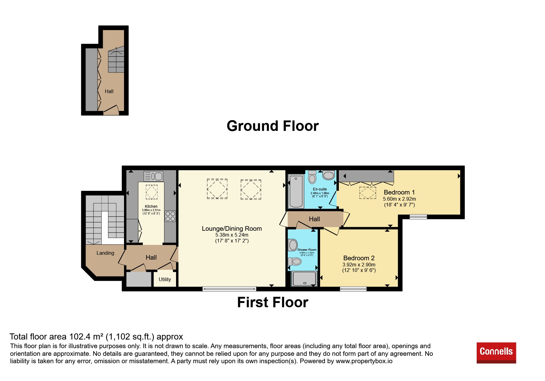 14, West Park Close, Stratford-Upon-Avon floorplan