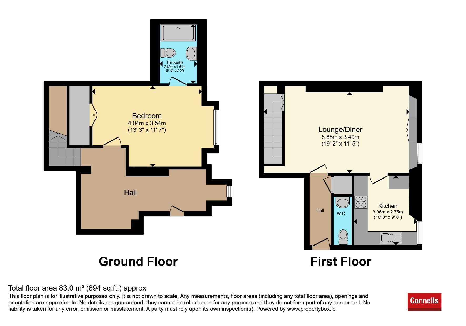 2, The Priory, Priory Road, Newton Abbot floorplan