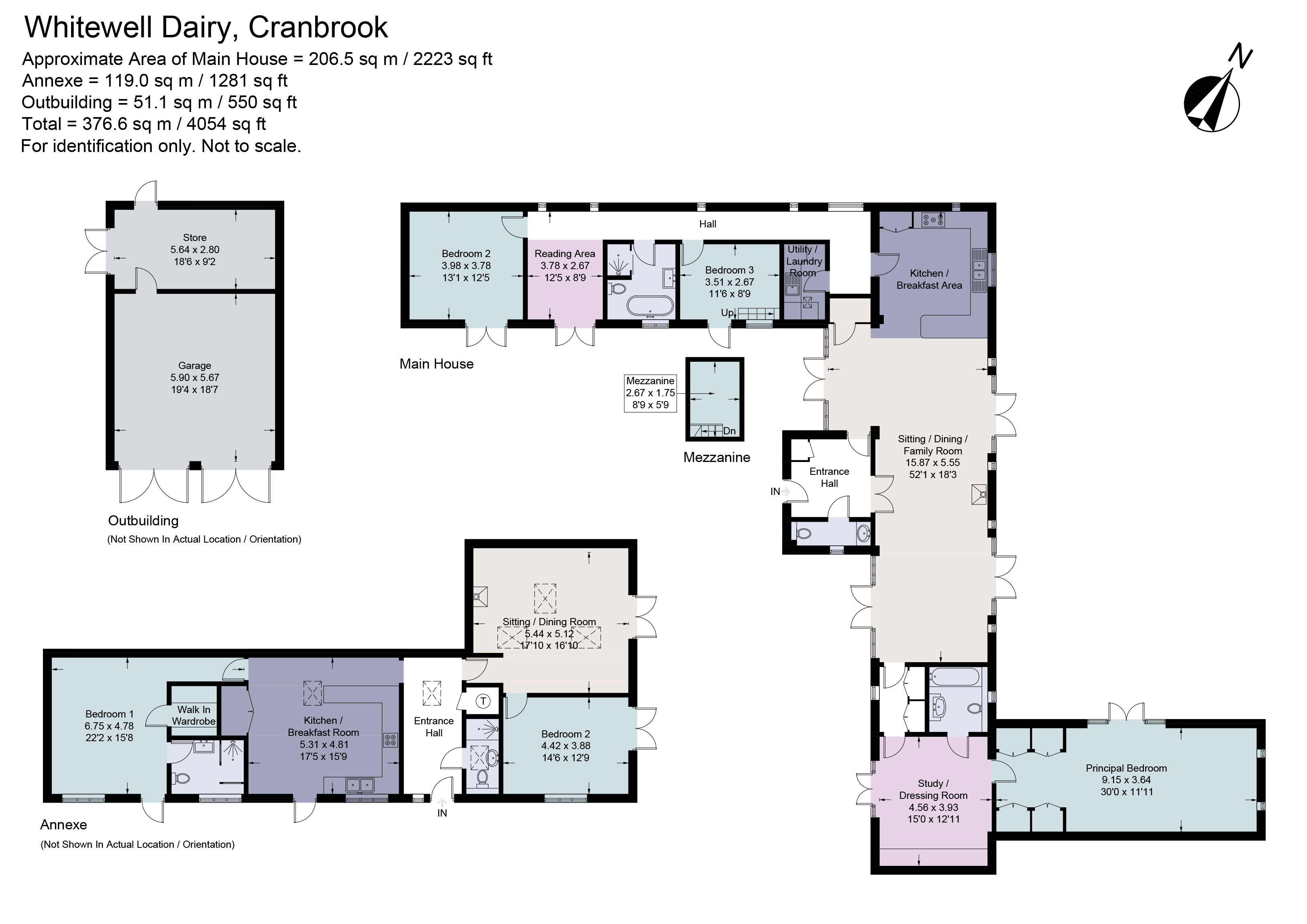 Whitewell Dairy,, Cranbrook, Kent floorplan