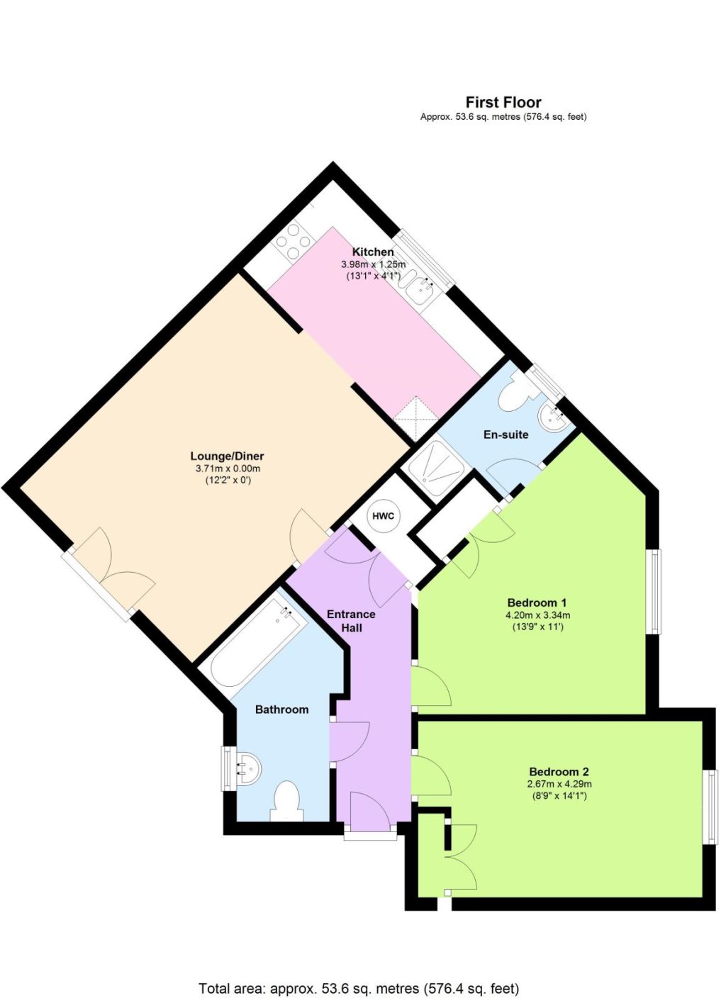 2 Bedrooms Flat to rent in Matilda Way, Flitch Green, Dunmow CM6