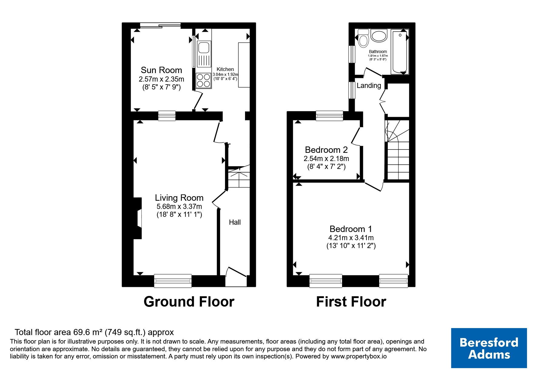 1, Holland View, Gwynedd floorplan