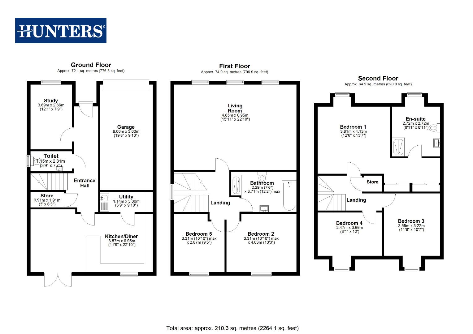 4, Colclough Close, Castleford floorplan