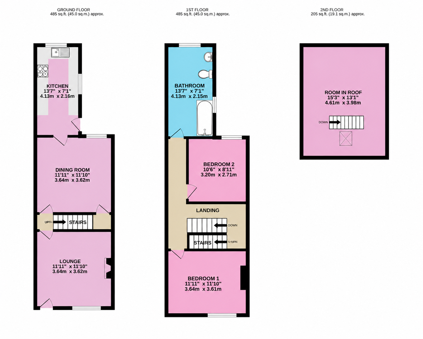 5, South View Kiveton Park, Sheffield floorplan
