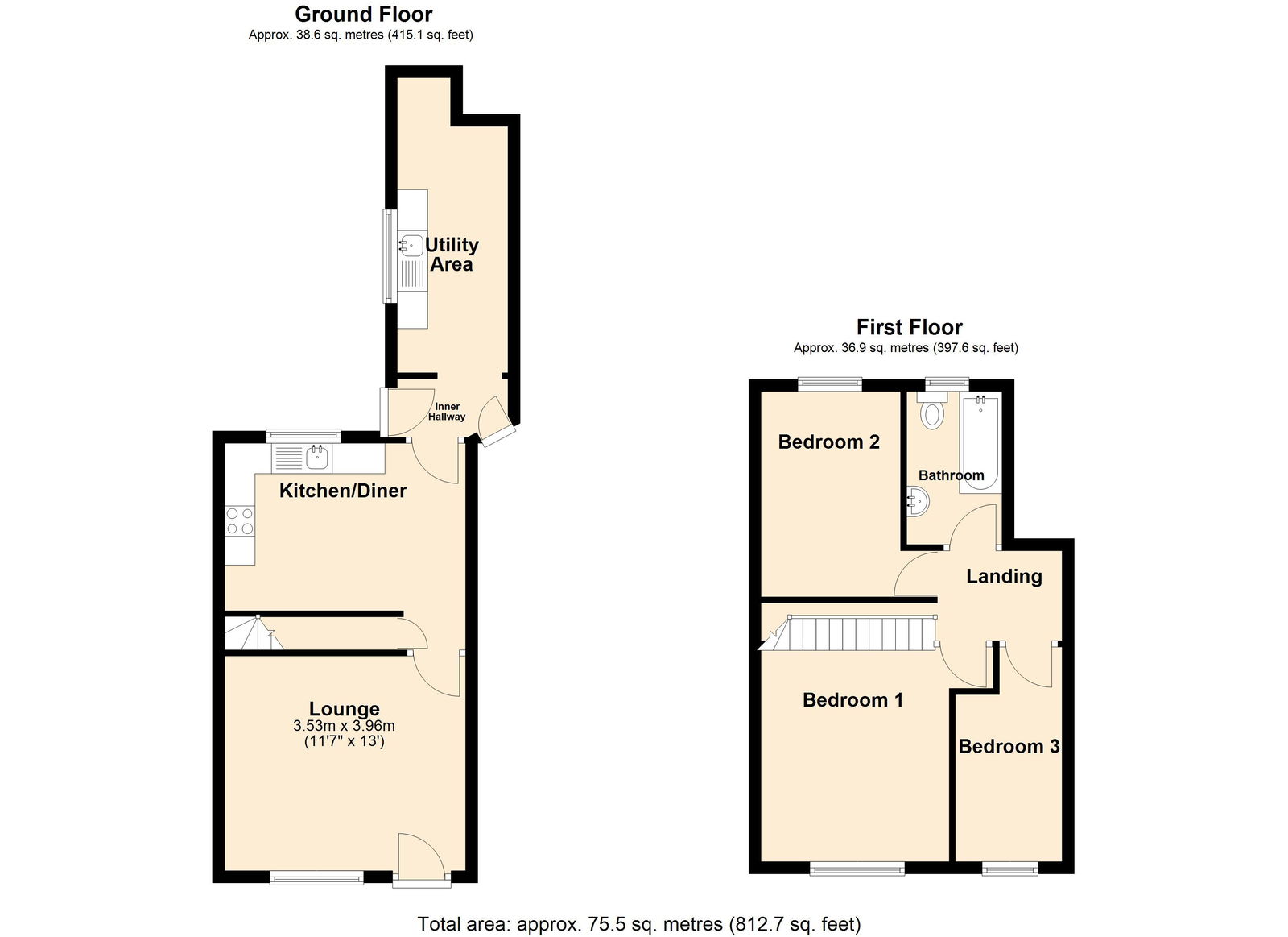 9, Waterloo Place, Swadlincote floorplan