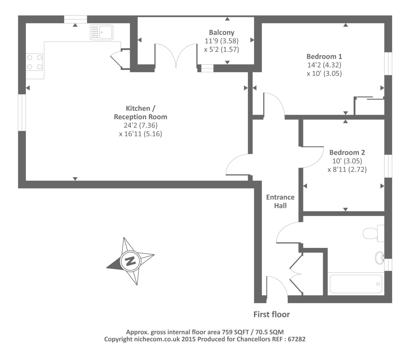 2 Bedrooms Flat for sale in Brooks Mews, Aylesbury HP19