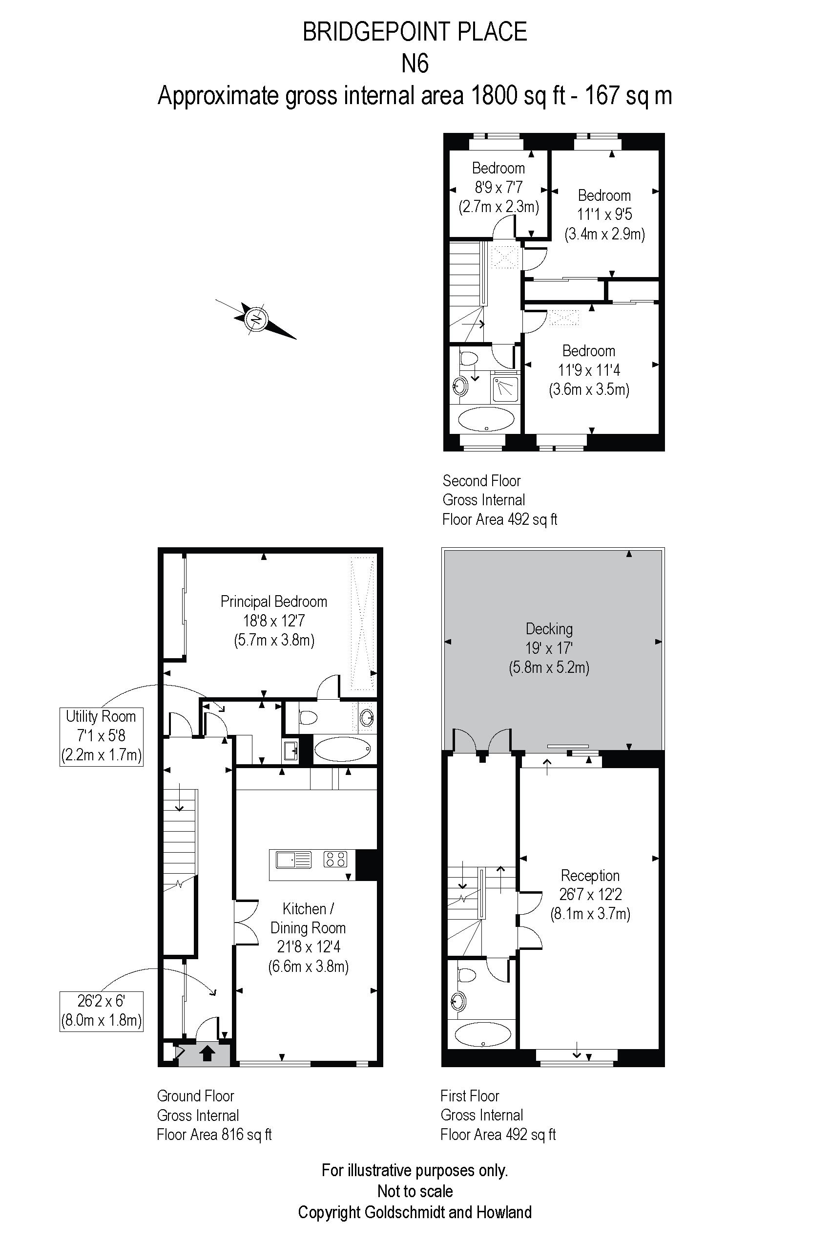 2 Bridgepoint Place, Hornsey Lane, London floorplan