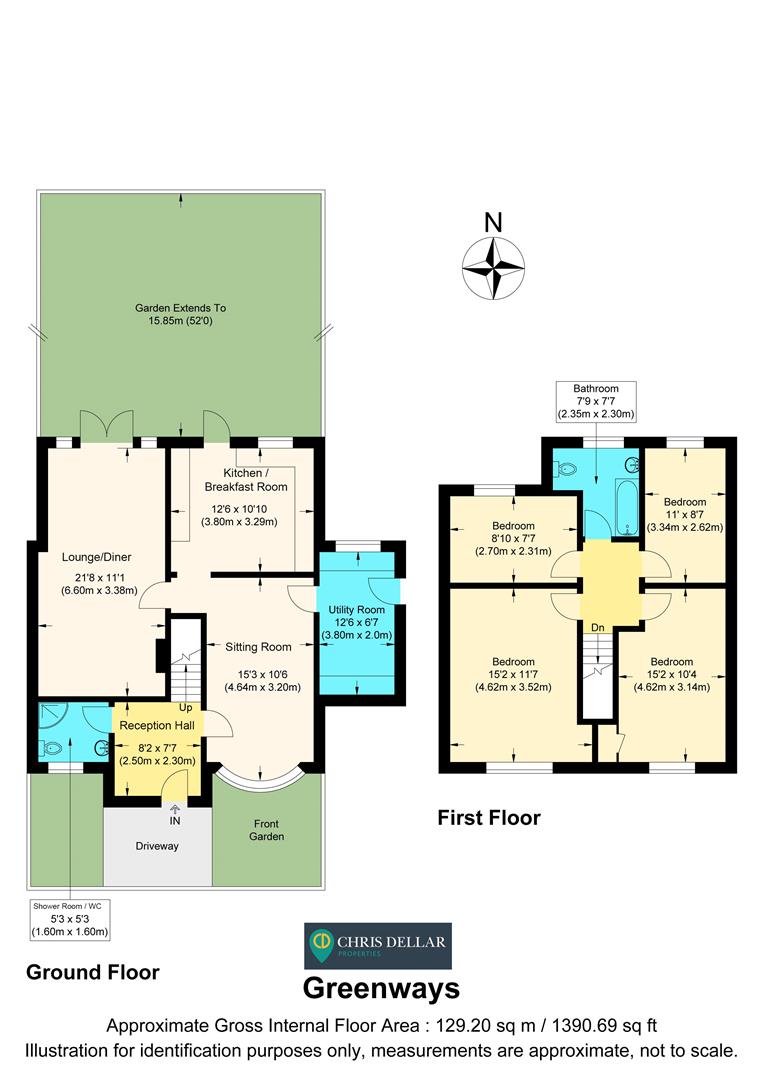 47, Greenways, Buntingford floorplan