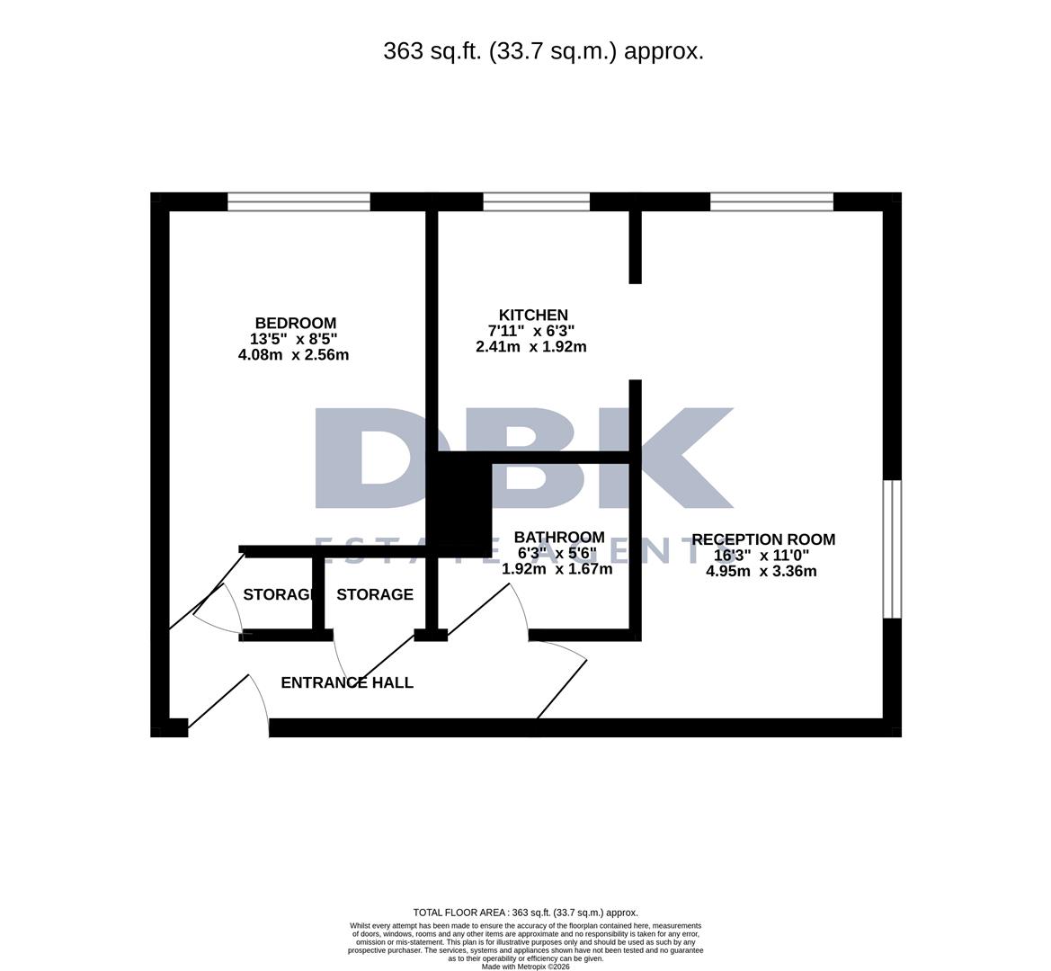 98, Burket Close, Norwood Green floorplan