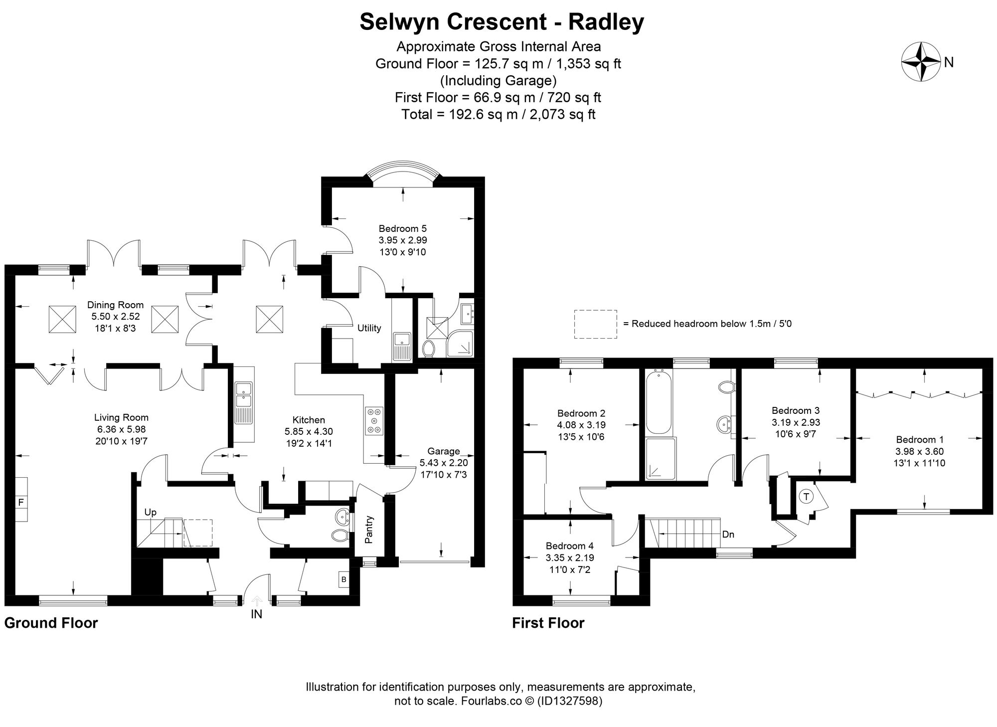 27 Selwyn Crescent, Abingdon floorplan