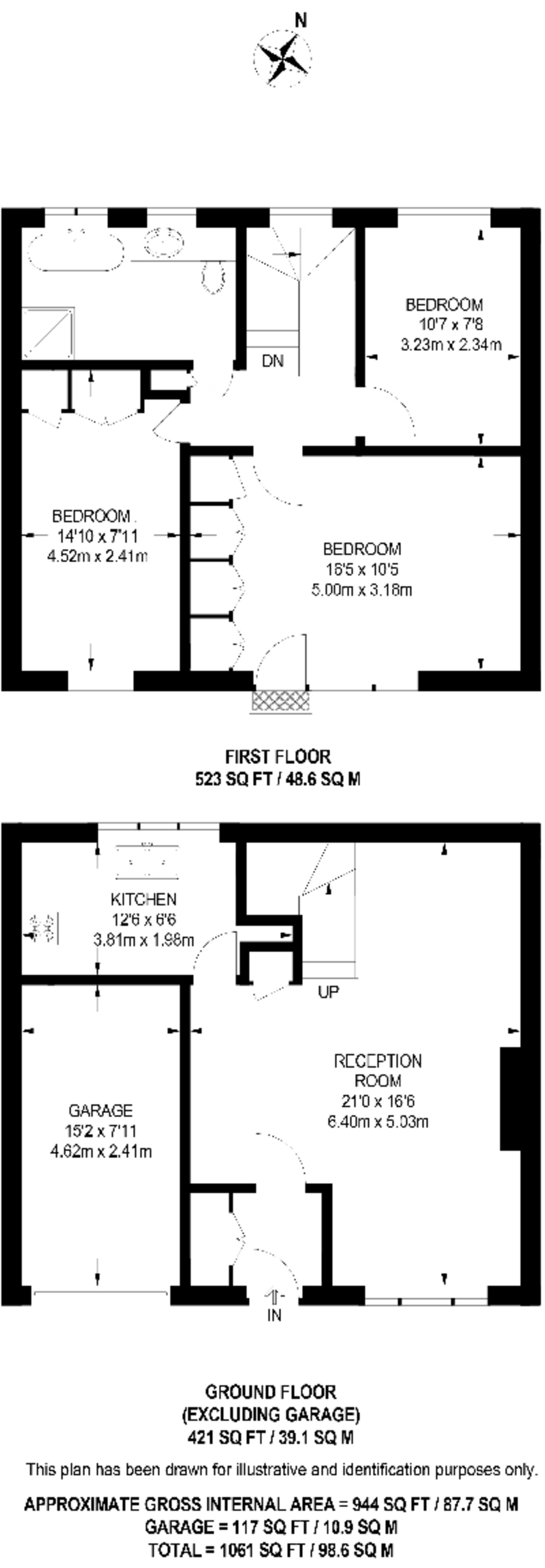 Clarendon Mews, Hyde Park Estate floorplan
