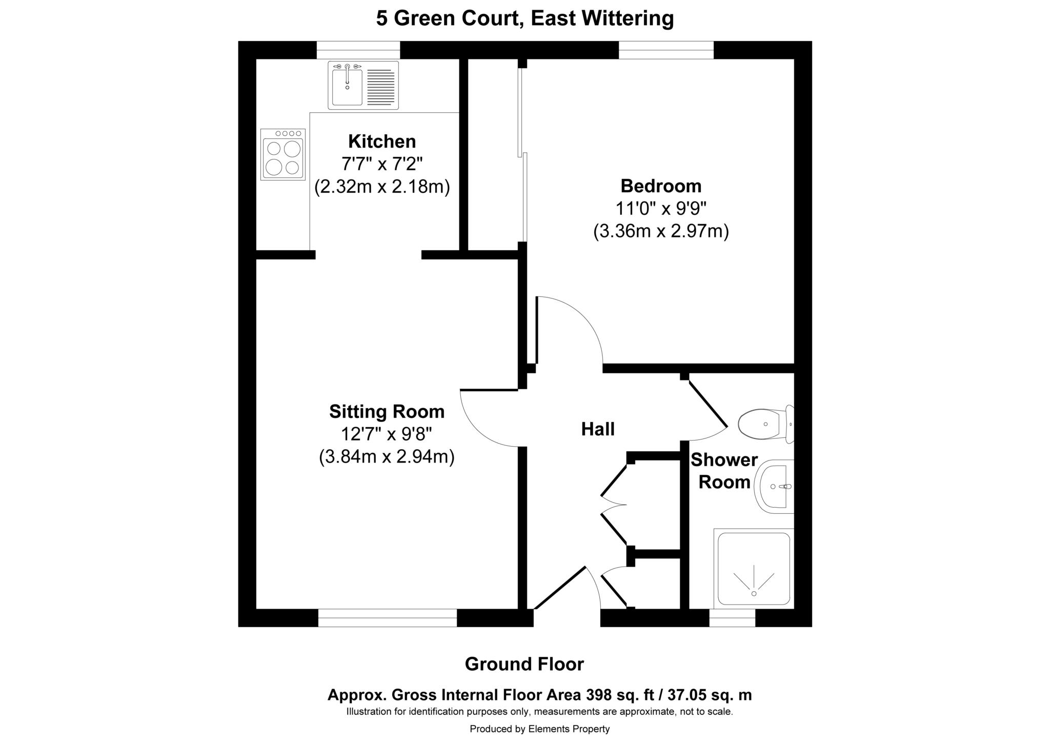 5, Green Court, Chichester floorplan