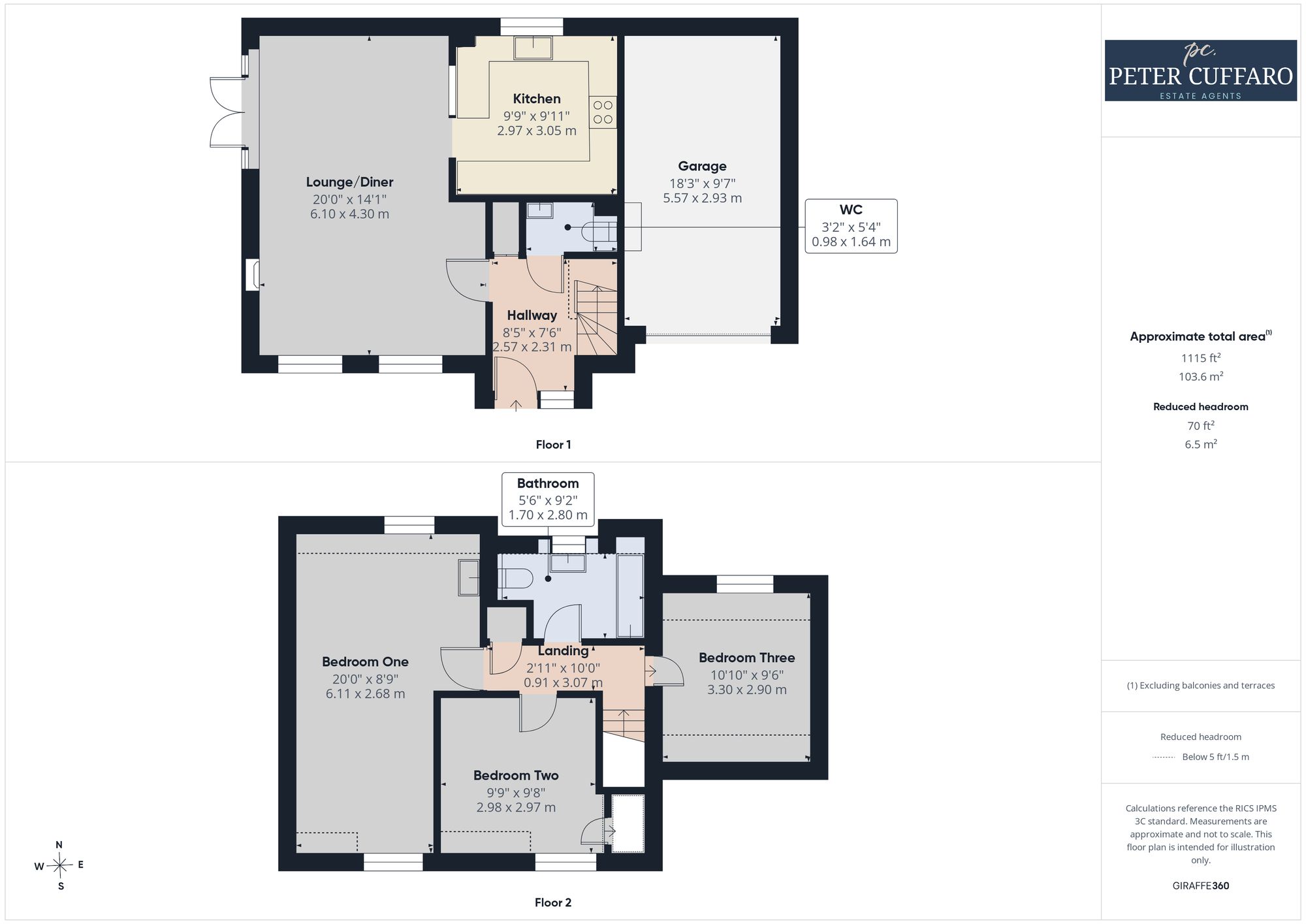 1a Abbotts Way, Ware floorplan