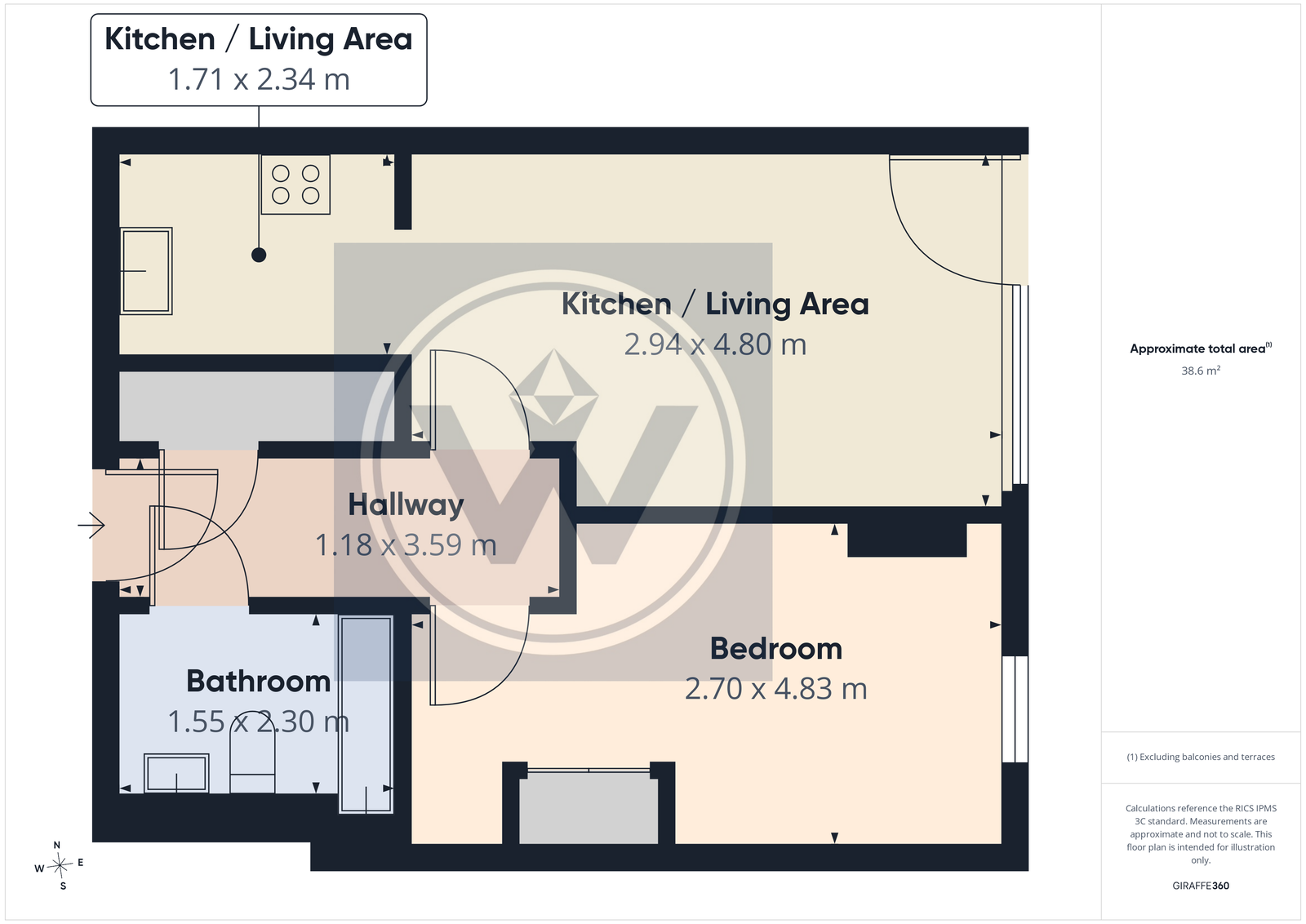 Station Approach, Hayes floorplan