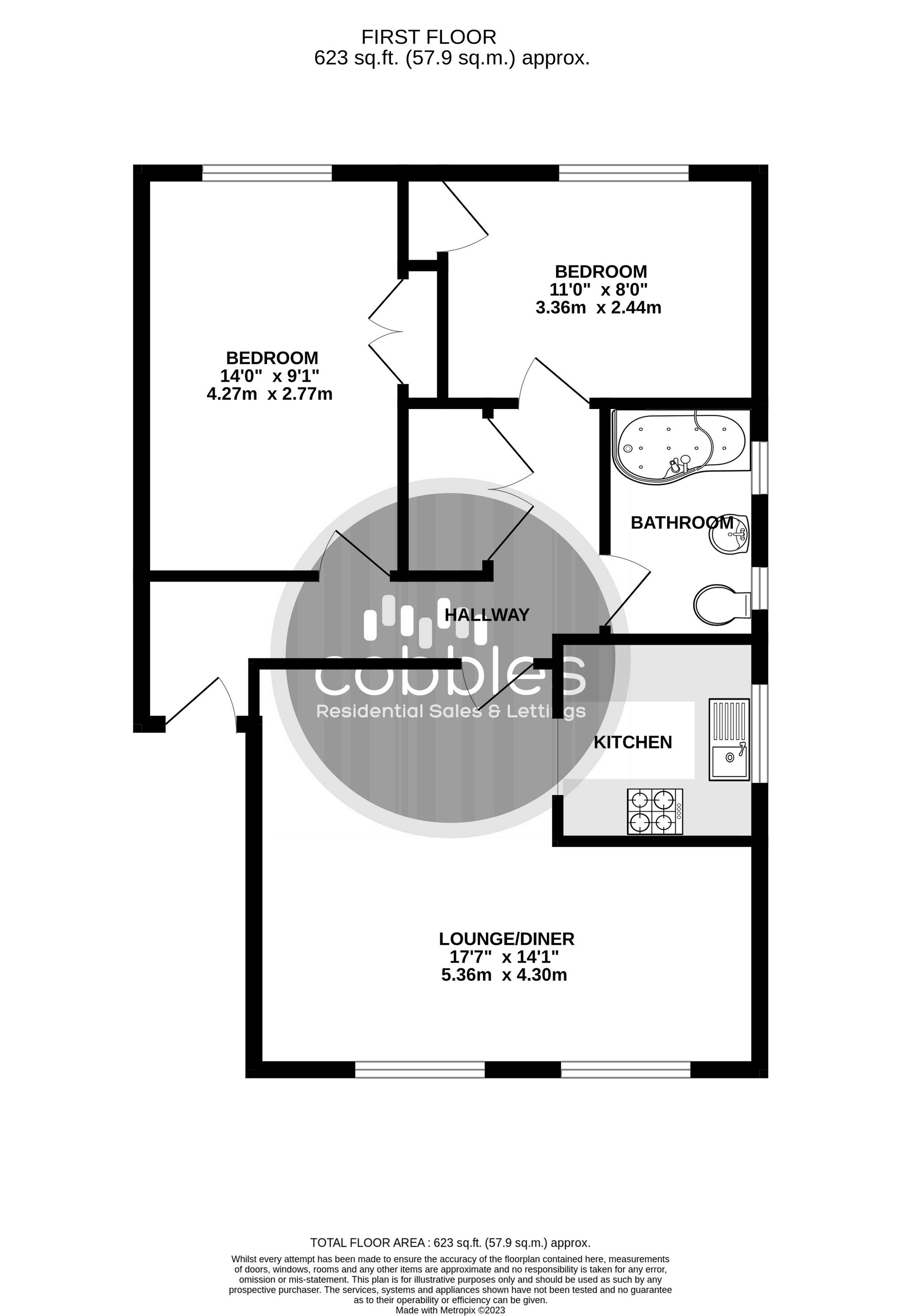 4 White Court Thornton Close, Guildford floorplan