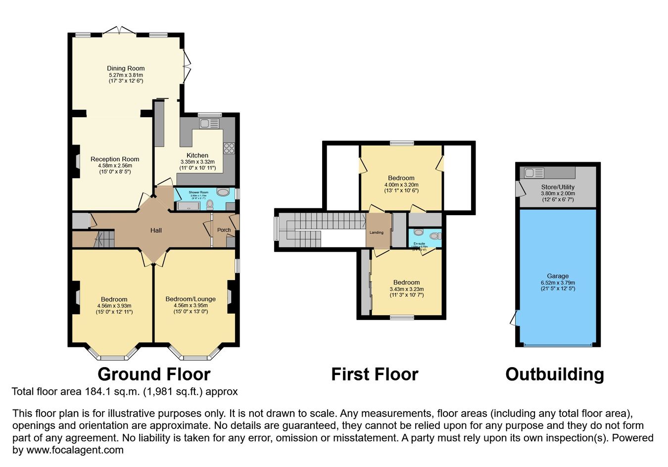 43, Balfour Road, Deal floorplan