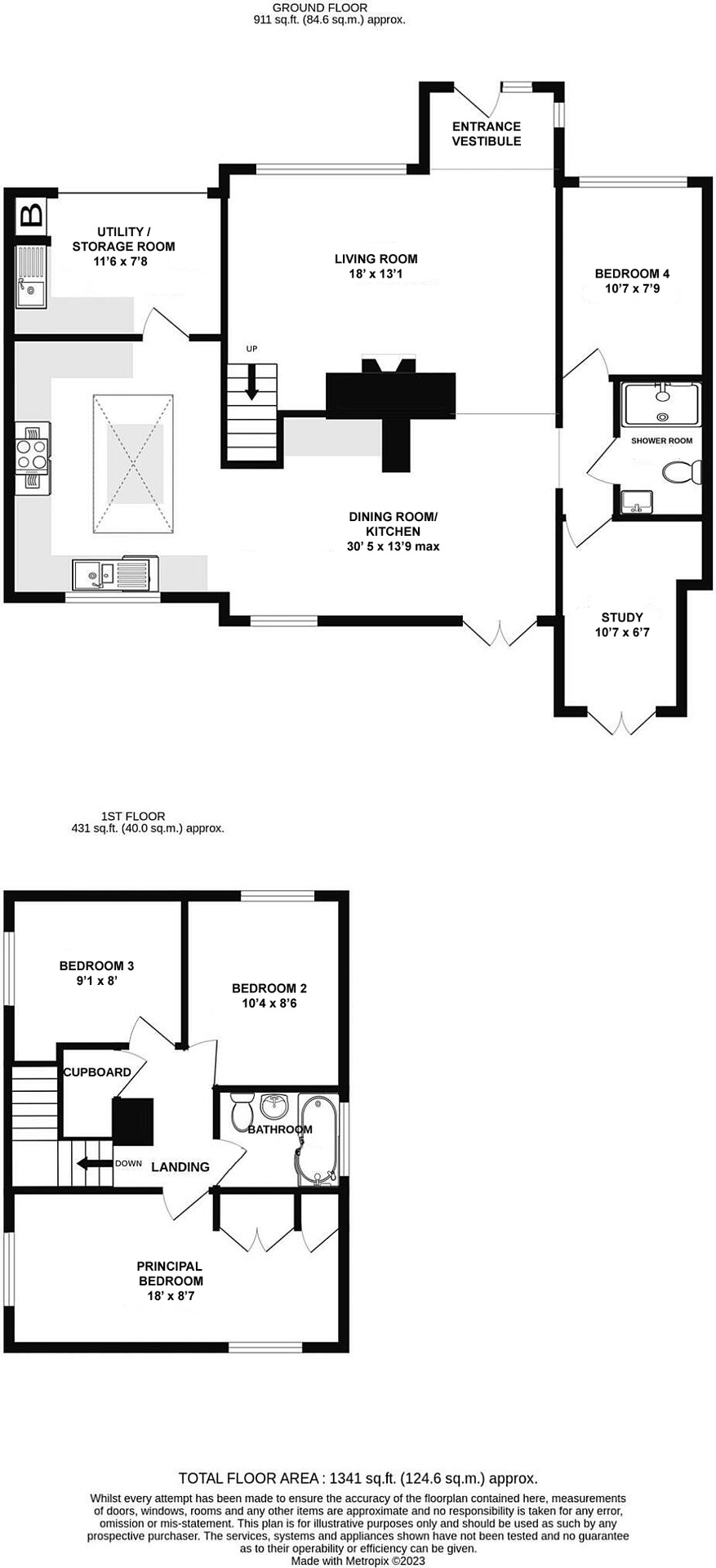 7 Roseland Crescent, Truro floorplan