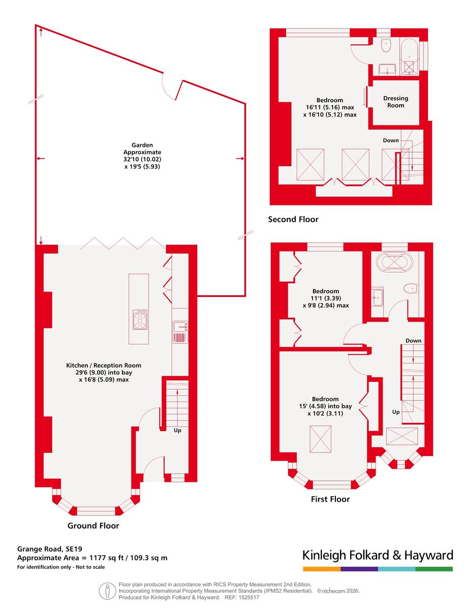 340, Grange Road, London floorplan