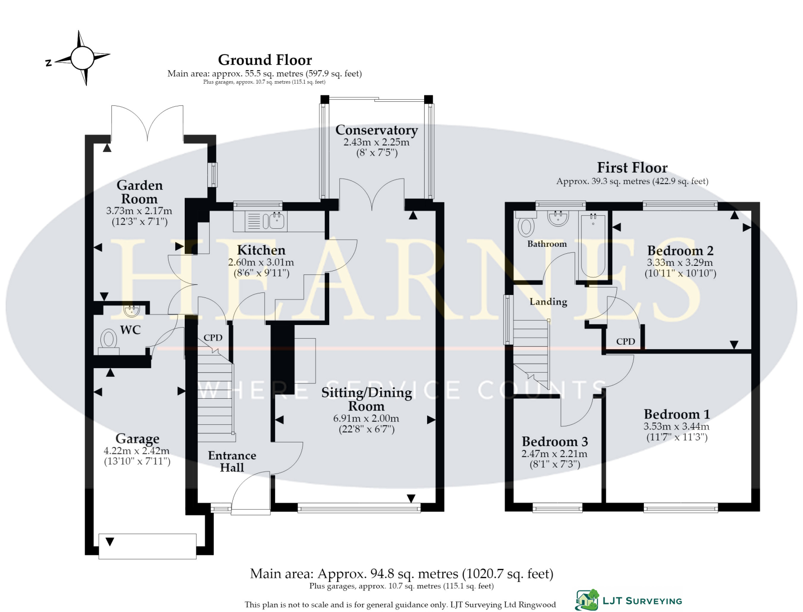 9 Dene Close, Ringwood floorplan