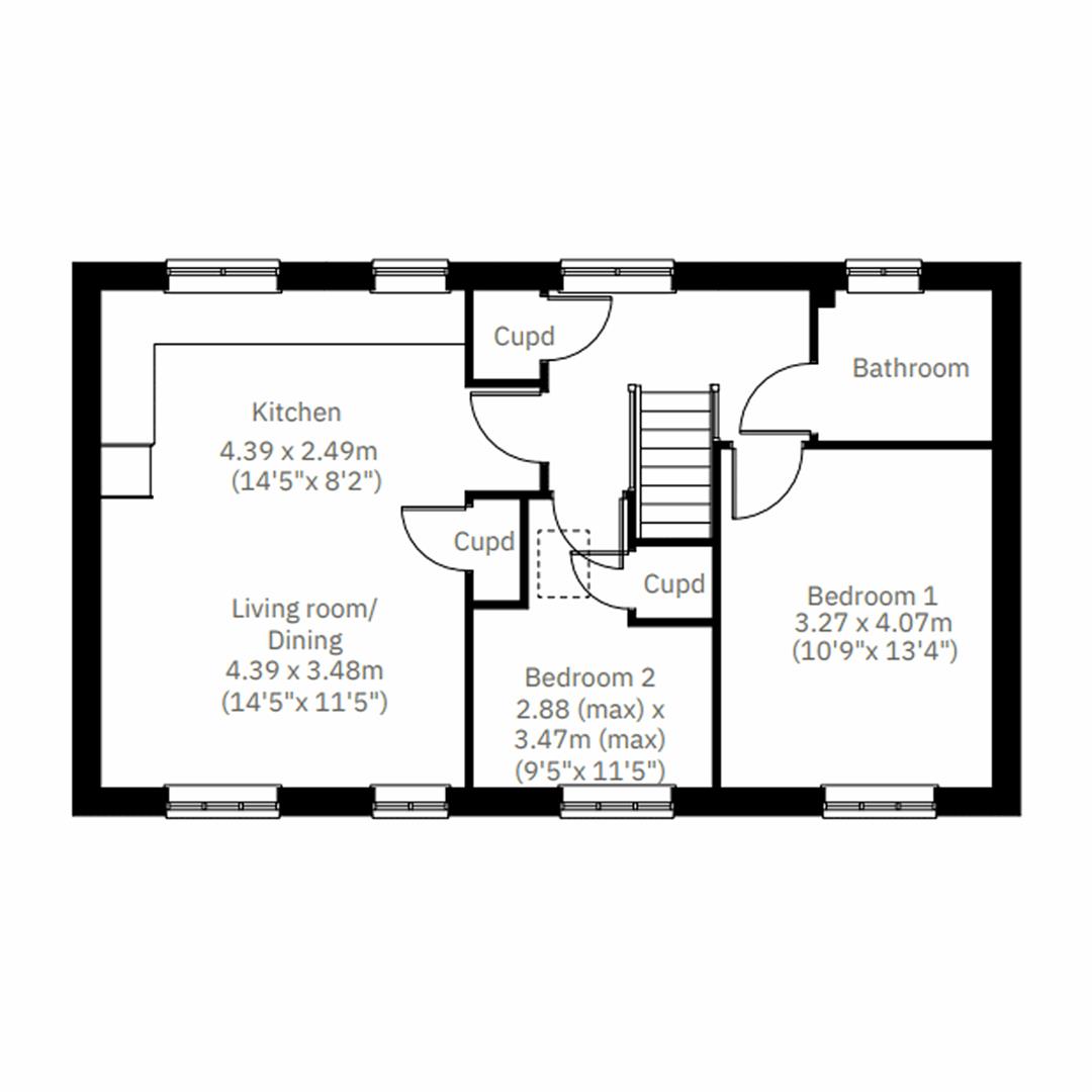 The Redhill, plot 161, Trevithick Manor Park, Newquay floorplan