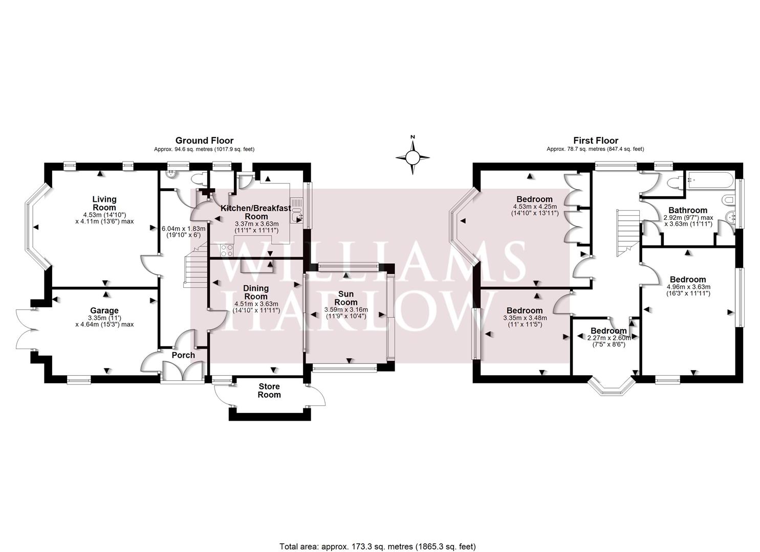 31, Greenhayes Avenue, Banstead floorplan