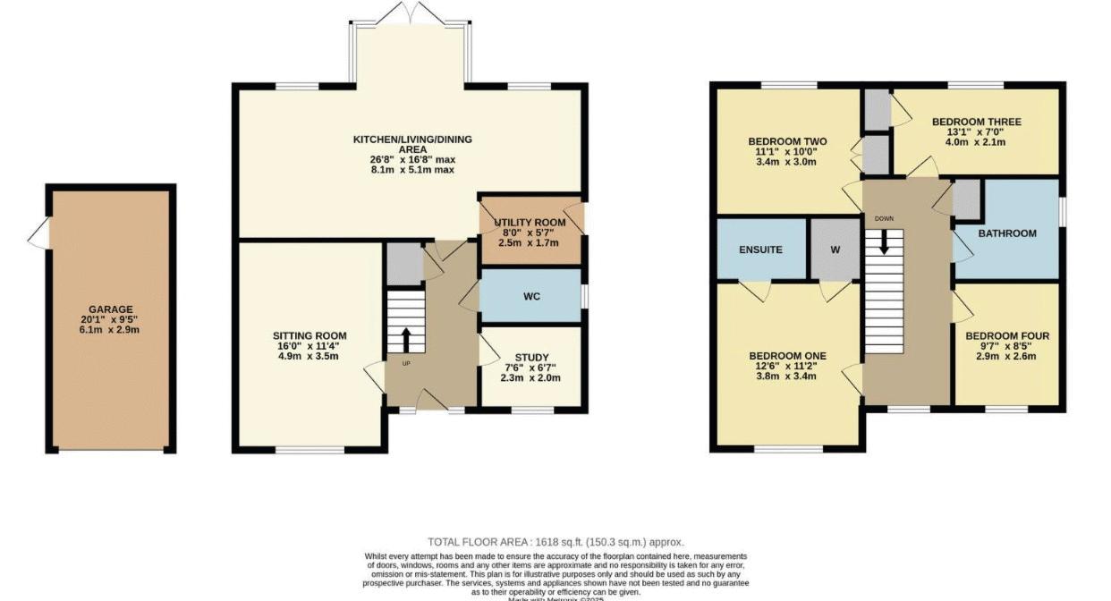 3, Foxglove Drive, Loughborough floorplan