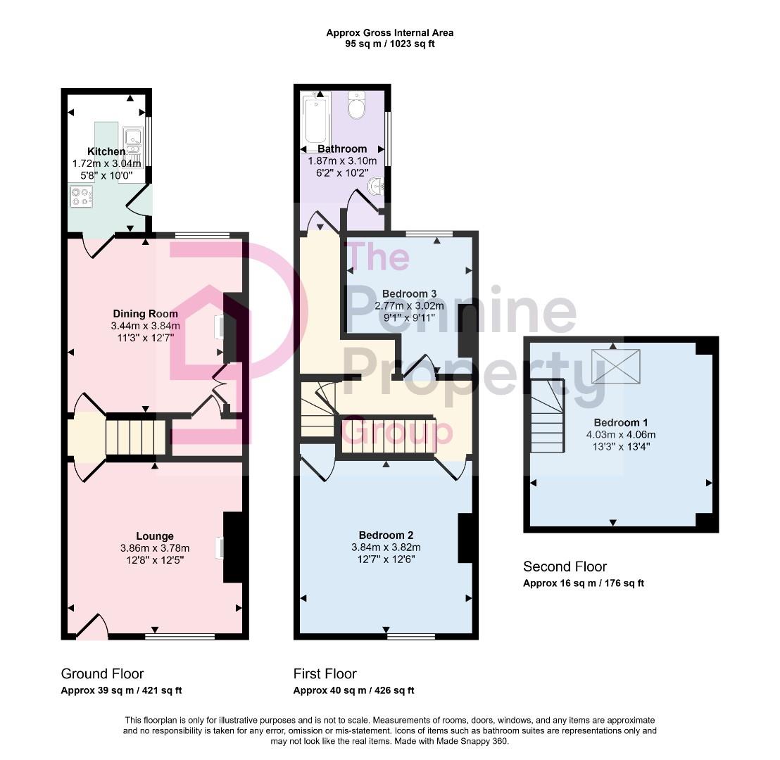 3, Bosville Street, Sheffield floorplan