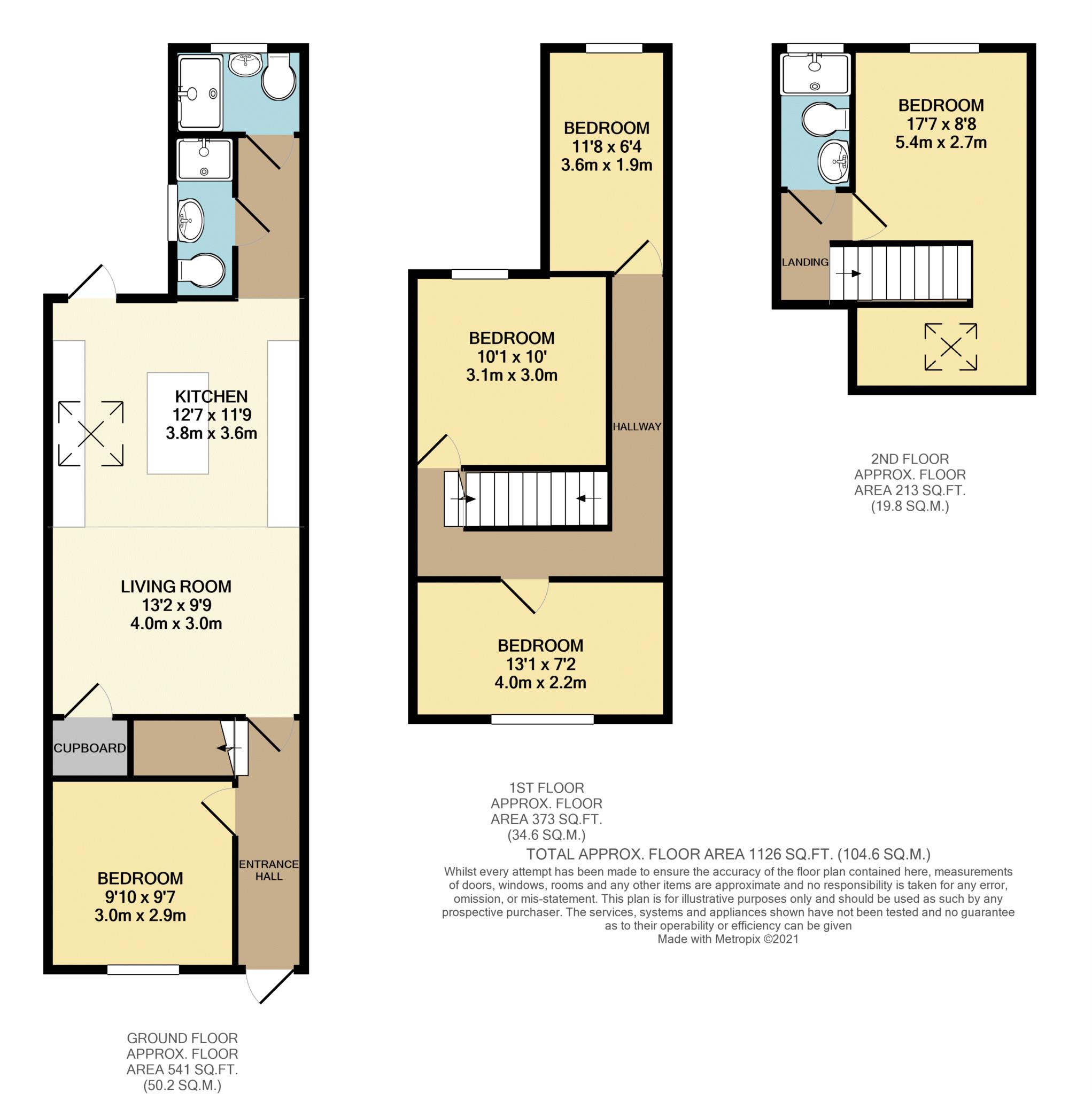 Crescent Road, Reading floorplan