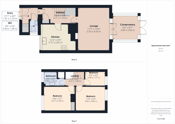 46 Lakeside Avenue, Lydney floorplan