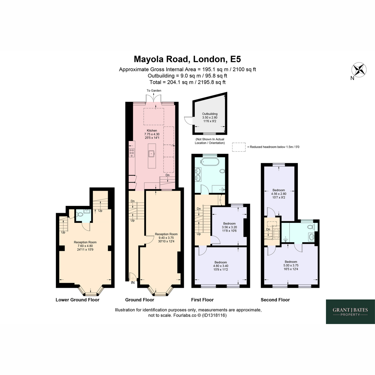 48, Mayola Road, London floorplan