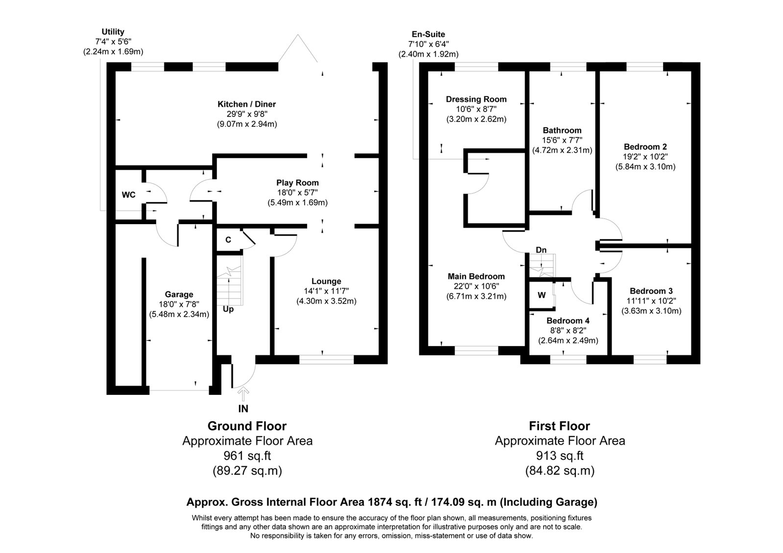 1, Gawthorpe Close, Bury floorplan