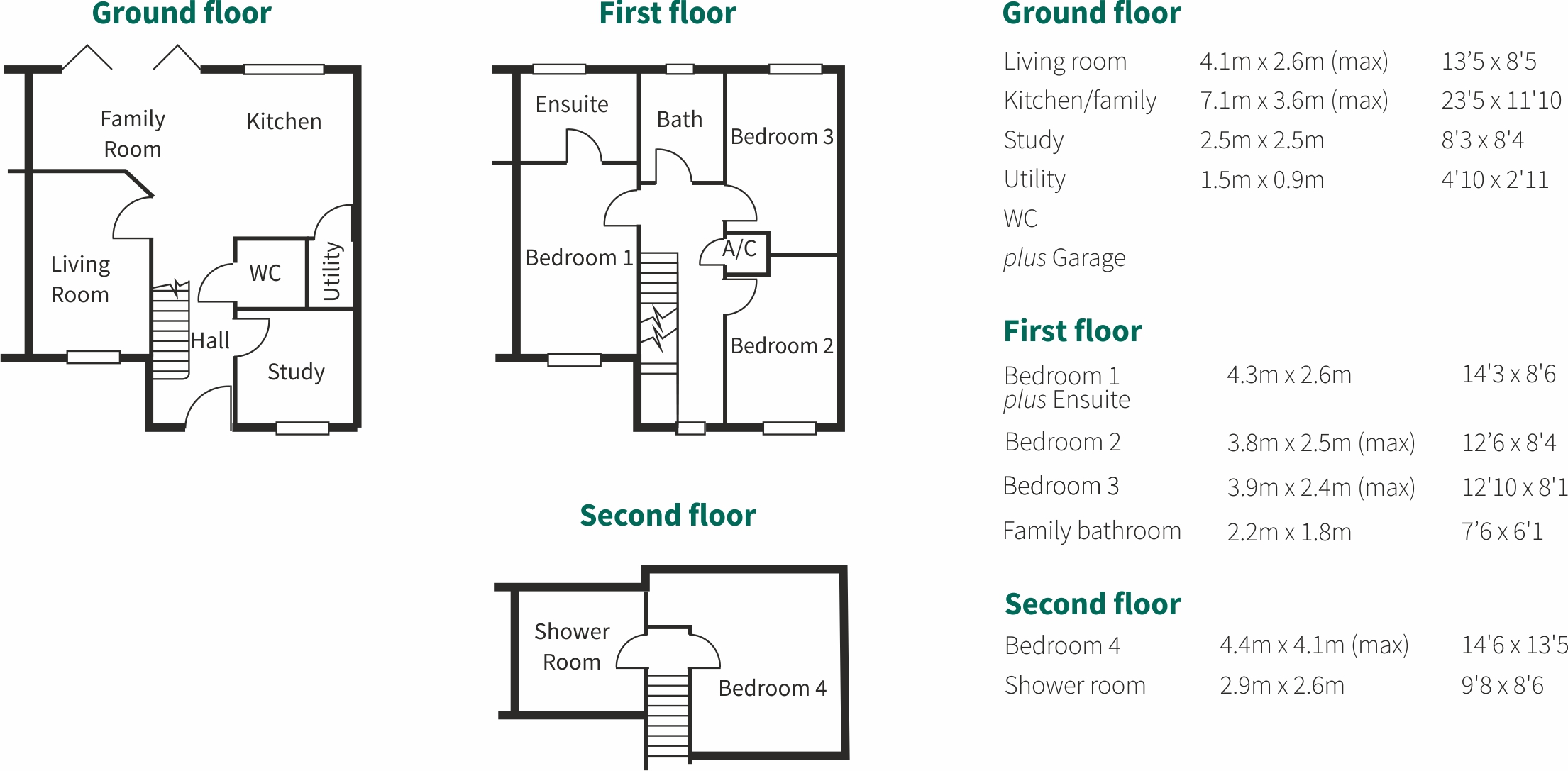 4 Bedrooms Semi-detached house for sale in Plot 9 'turveys Field', Mill Lane, Houghton Conquest MK45