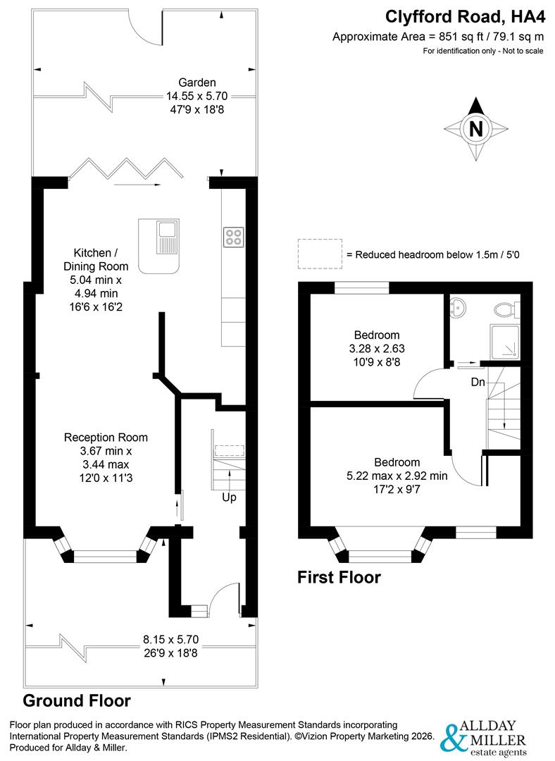 52, Clyfford Road, Ruislip floorplan