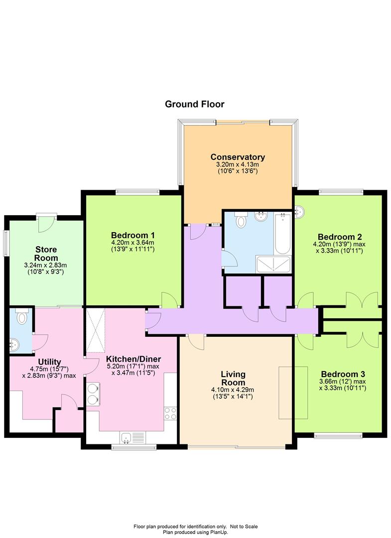 The Leys,, Hereford floorplan