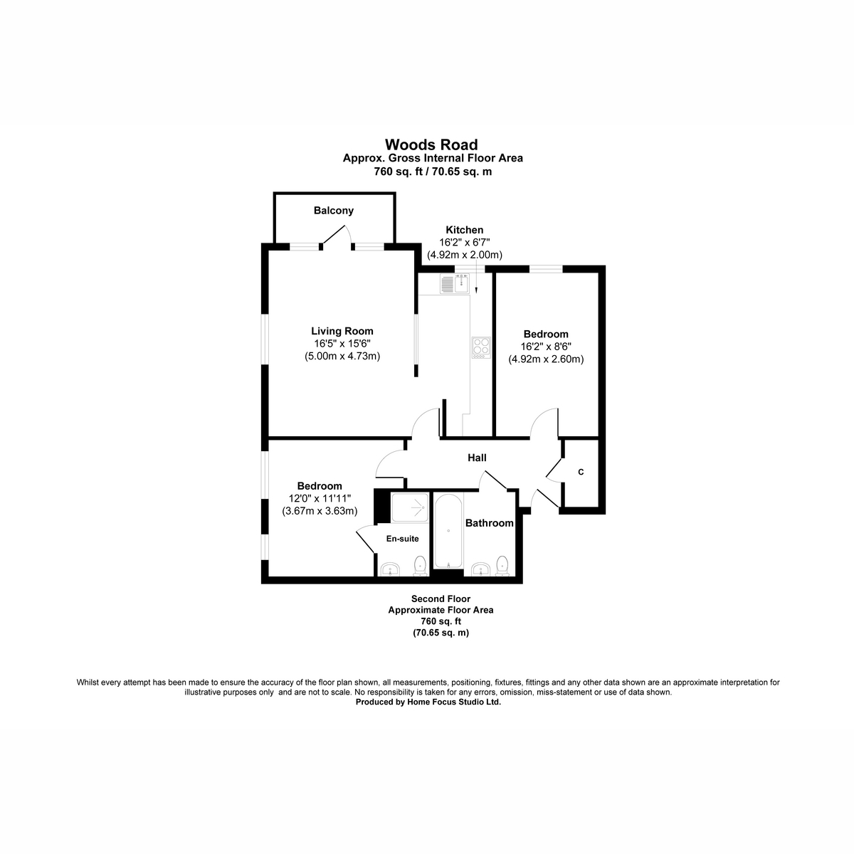 37, Woods Road, Chichester floorplan