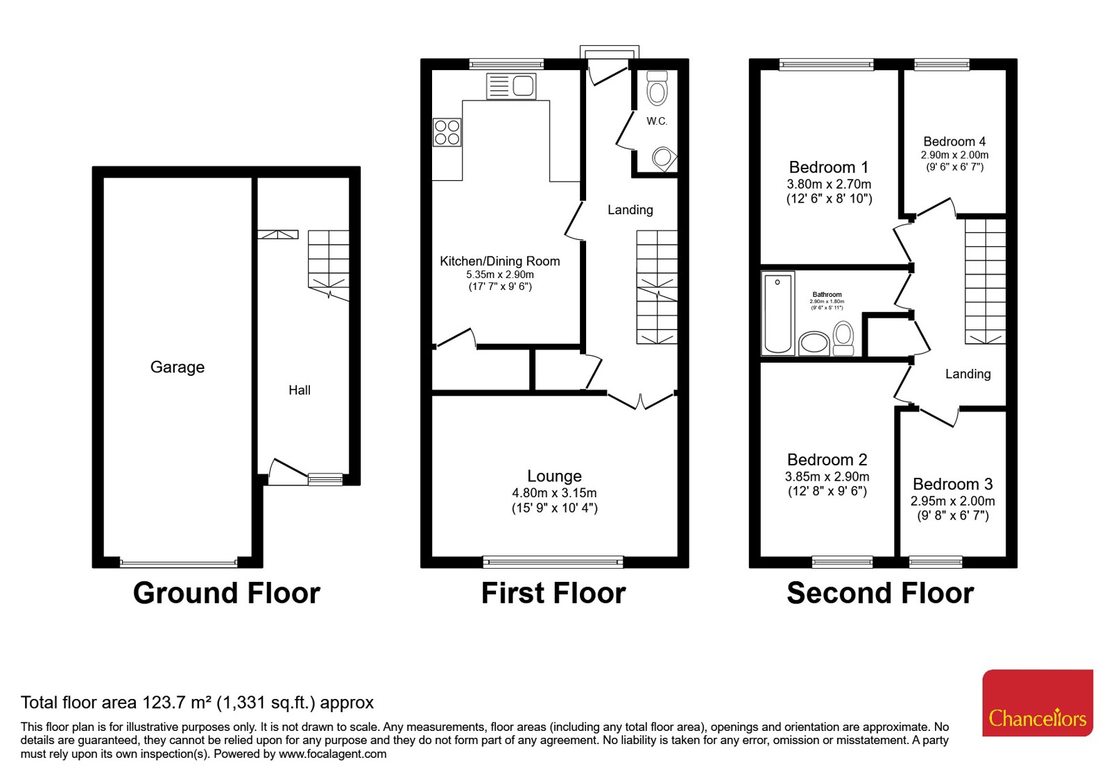 165, Weekes Drive, Berkshire floorplan