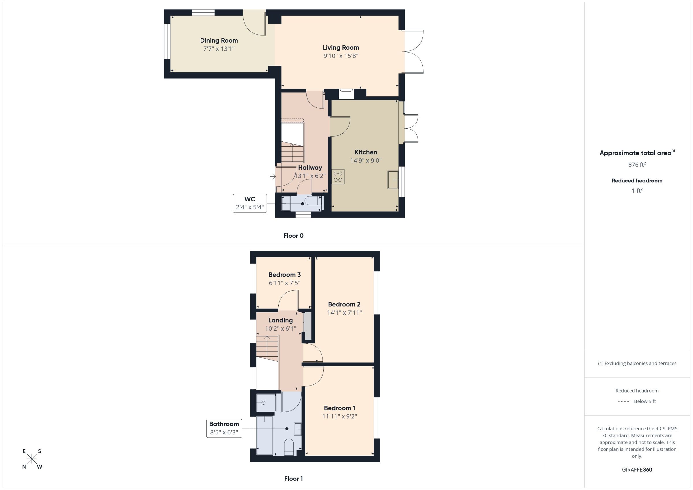 134 Mill View Estate, Maesteg floorplan