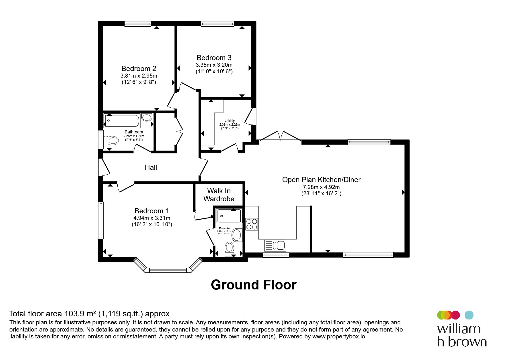 1, South Parade, Boston floorplan