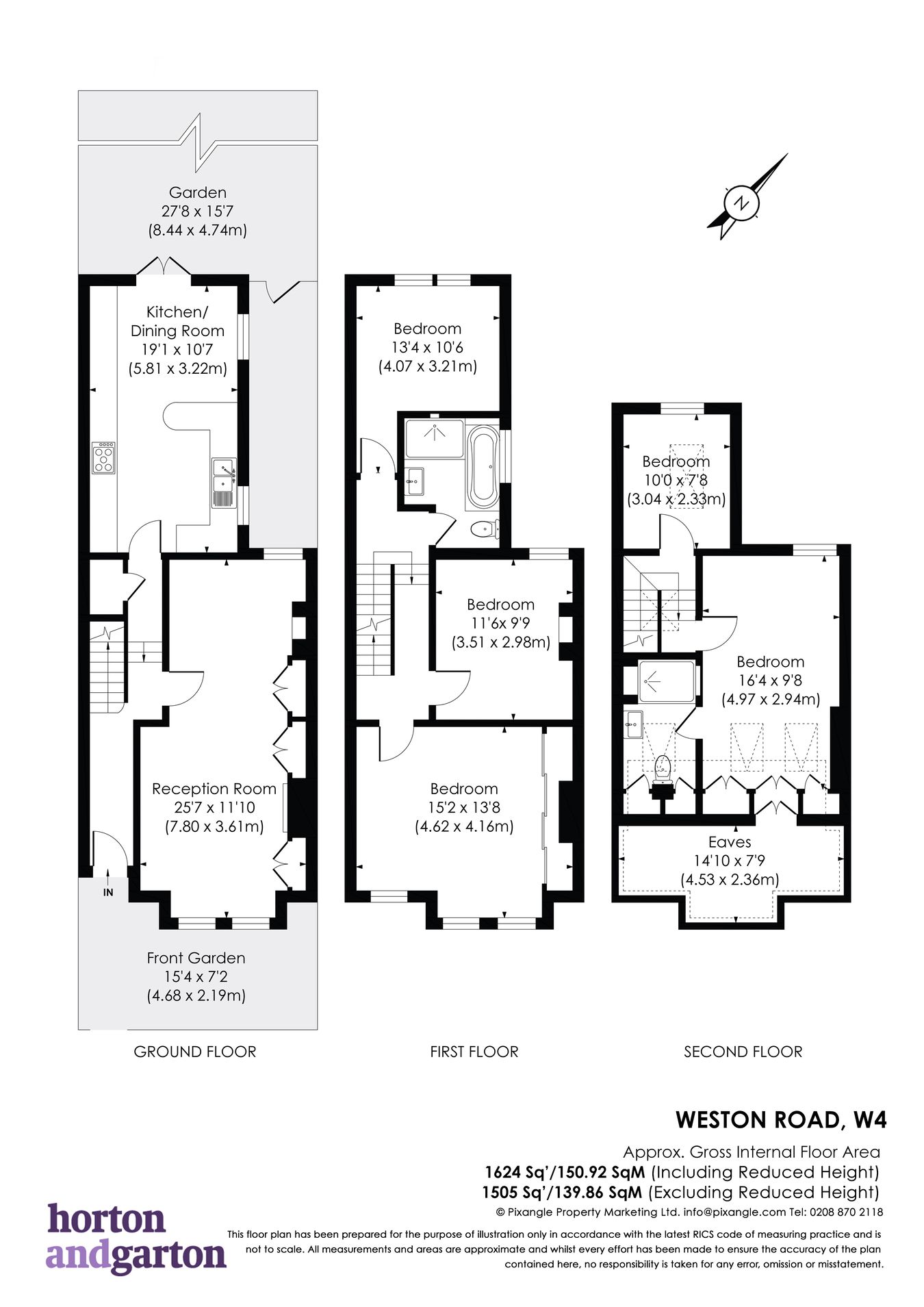54, Weston Road, Chiswick floorplan