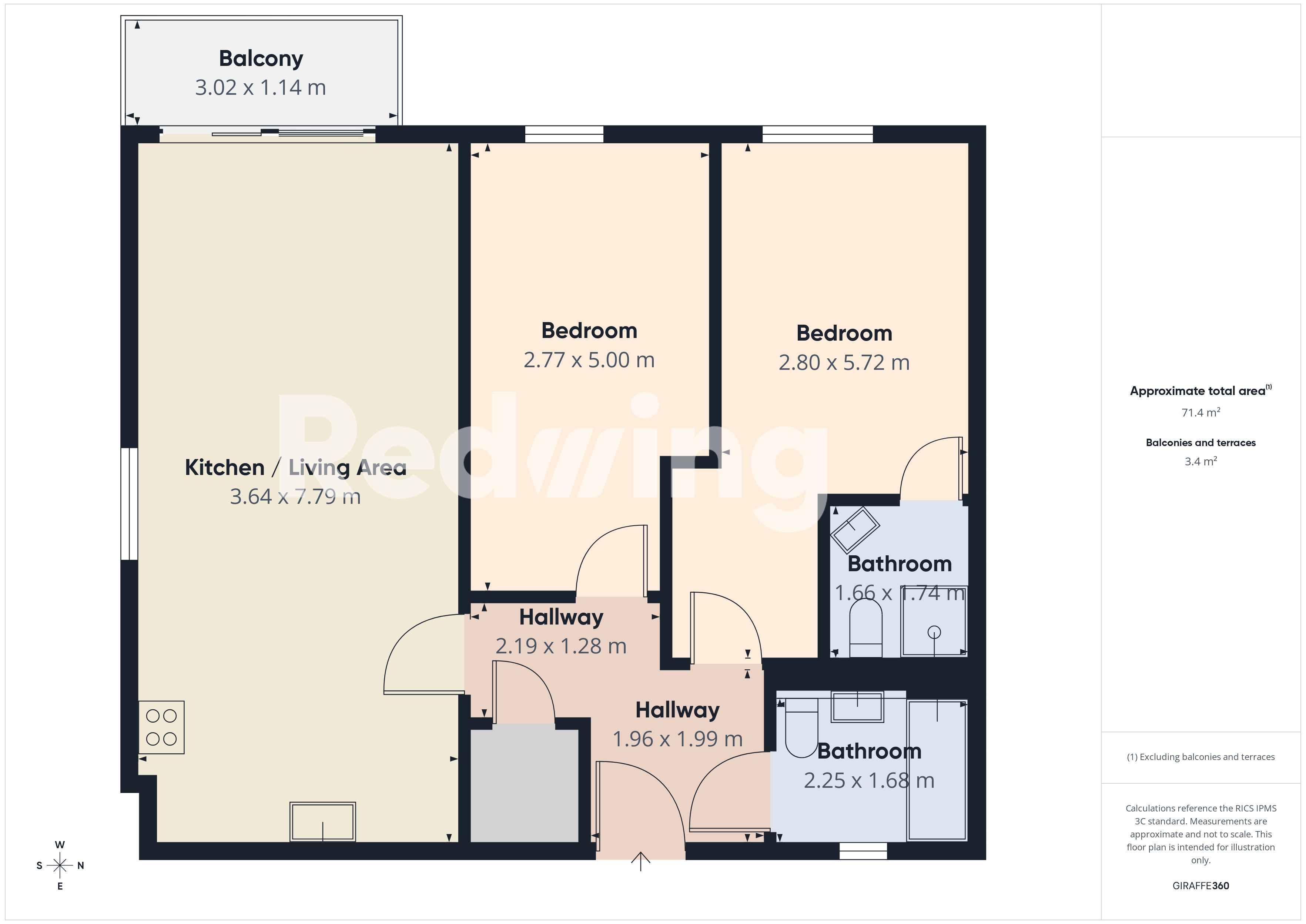 Apartment 14, Pavilion Point, 1, Broadleaf Road, Merseyside floorplan